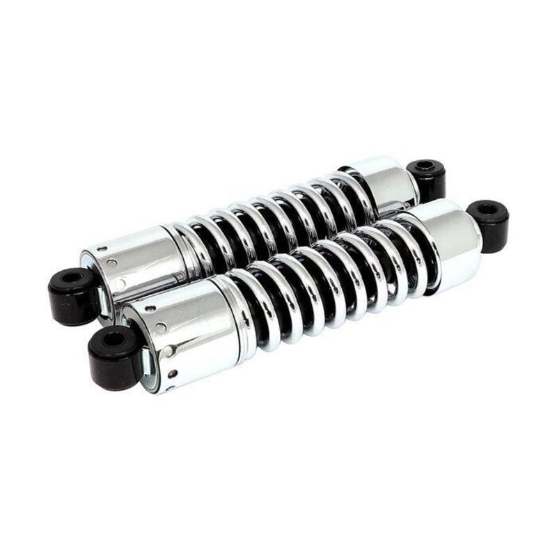 Ammortizzatori 12" cromati Custom Chrome molla a v Progressive Suspension