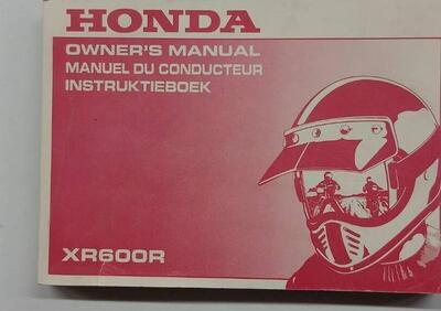 MANUALE USO E MANUTENZIONE XR 6oo Honda - Annuncio 9904897
