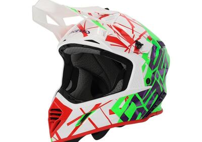 Casco cross Acerbis X-Track 2206 in fibra Verde Bi - Annuncio 9503965
