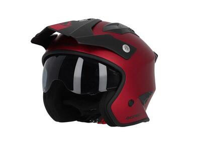 Casco Jet Acerbis Aria Metallic Rosso - Annuncio 9722226