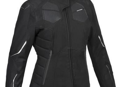 Giacca moto donna Ixon Cell Lady CE nero argento - Annuncio 9455712