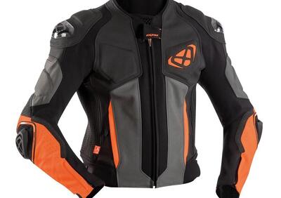 Giacca moto pelle Ixon VENDETTA EVO Nero Antracite - Annuncio 9455752