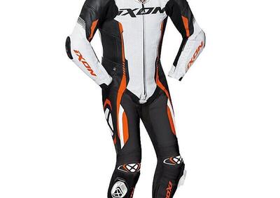 Tuta moto pelle estiva Ixon VORTEX 2 Nero Bianco A - Annuncio 9843167
