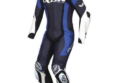Tuta moto pelle intera Ixon VORTEX 3 Blu Bianco - Annuncio 9654839