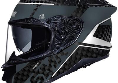 Casco integrale SMK TITAN NEON in fibra Nero SMK  - Annuncio 9709579