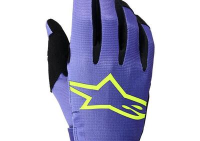 Guanti Cross Alpinestars Radar Viola Giallo Fluo - Annuncio 9910787