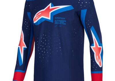 Maglia Cross Alpinestars Supertech Vista Blu Scuro - Annuncio 9910895