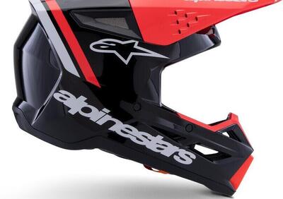 Casco Cross Alpinestars SM3 Radium Nero Rosso Fluo - Annuncio 9910921
