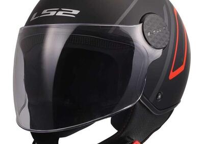 Casco Jet LS2 OF558 Sphere Lux II Minim Nero Rosso - Annuncio 9858942