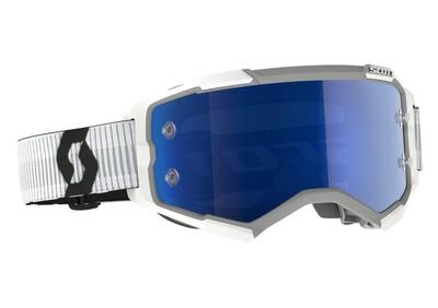 Occhiali cross Scott Fury Bianco lente Blu cromato - Annuncio 9545322