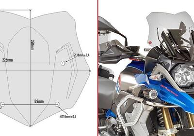 Cupolino fumè Givi D5124B specifico per BMW R1200G - Annuncio 8986678
