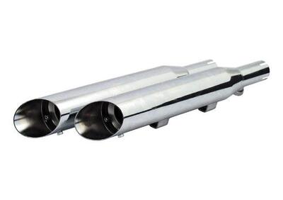 Marmitte Slash Cut 3" cromate (replica Screamin Ea  - Annuncio 8547698