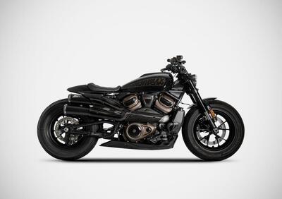 Scarico 2 in 1 in 2 Zard Top Gun nero/inox/carboni - Annuncio 8991567