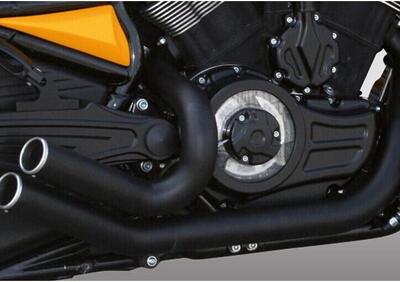 Scarico NLC Dragster drag pipe nero opaco per Vrod  - Annuncio 9128034