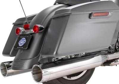 Coppia marmitte S&S Tracer MK45 da 4,5" cromate pe  - Annuncio 9260245