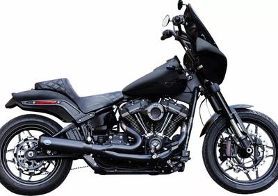 Scarico 2 in 1 S&S Qualifier Race nero per Softail  - Annuncio 9504730