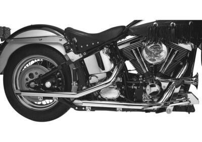 Marmitte Drag Pipe cromate Santee per Softail dal - Annuncio 9809853