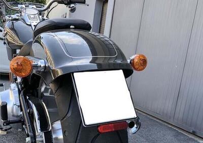 Portatarga posteriore nero con luce targa per Soft Mcj - Annuncio 8548240