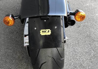 Portatarga posteriore nero con luce targa per Soft Mcj - Annuncio 8548242