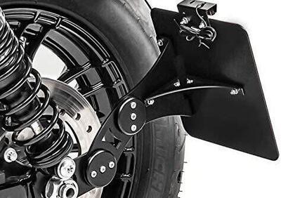 Portatarga laterale nero con luce targa per Sports  - Annuncio 8920529