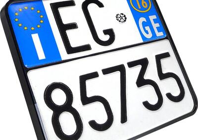 Portatarga Heinz SLIP-INN universale nero con luce  - Annuncio 9168021