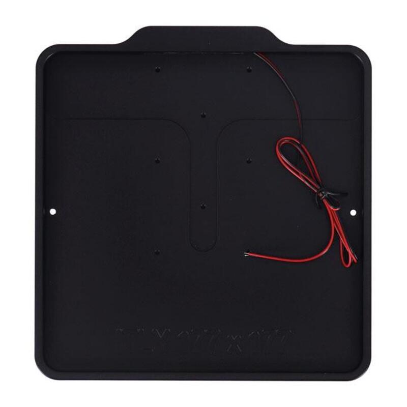 Portatarga NERO OPACO con luce targa a led per tar 