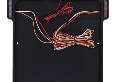 Portatarga NERO OPACO con luce targa + frecce 3-1  - Annuncio 9427983