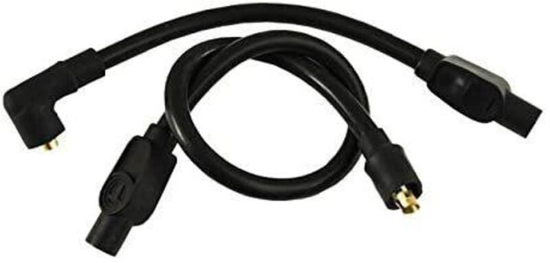 Cavi candele neri 10,4mm per Softail dal 2000 al 2 