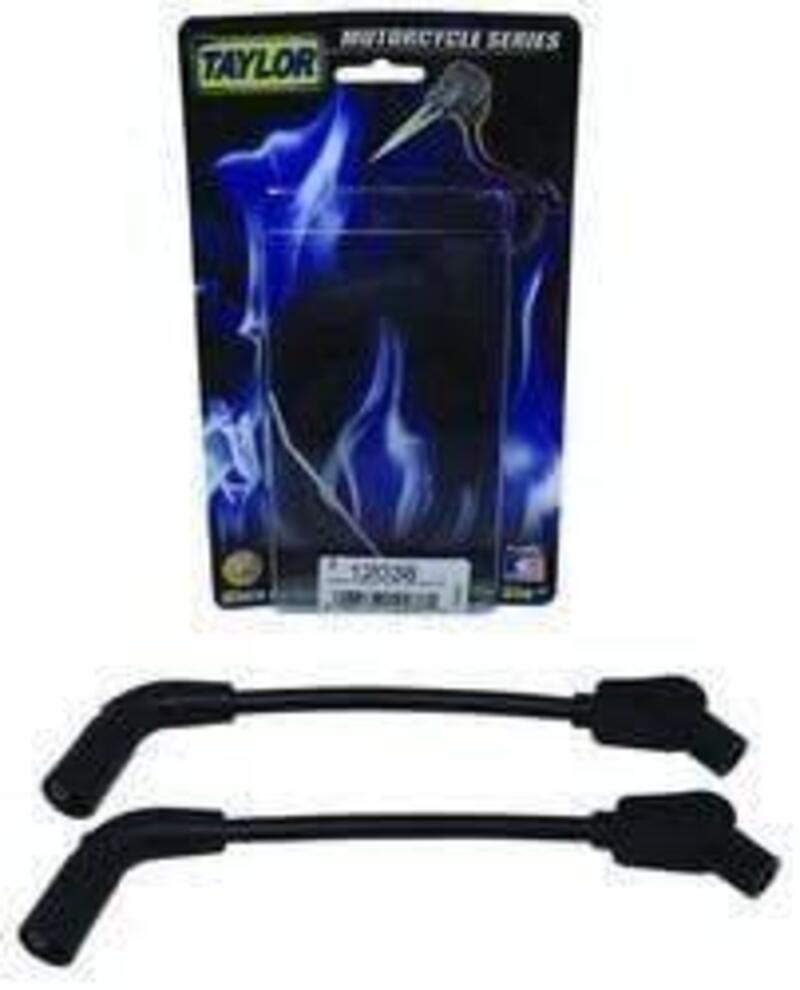 Cavi candele neri 8mm - pari lunghezza 20 cm per R 