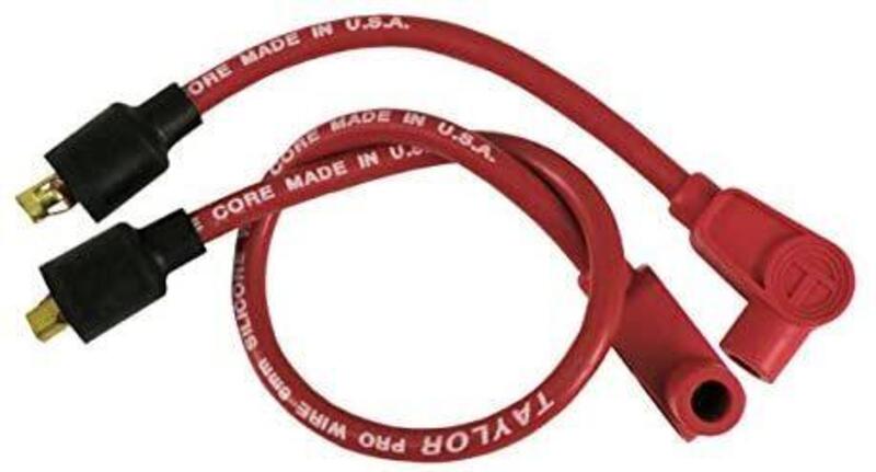 Cavi candele rossi 10,4mm per Softail dal 2000 al 