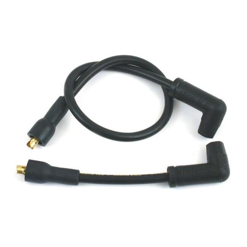 Cavi candele Accel neri 8.8mm per Softail dal 1984