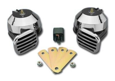 Clacson Twin Electric Set Custom Chrome  - Annuncio 8550067