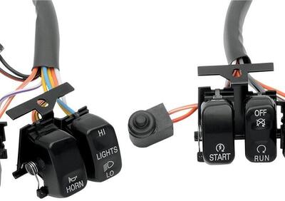 Pulsanti comandi manubrio neri per Sportster dal 1 Drag Specialties - Annuncio 8922146