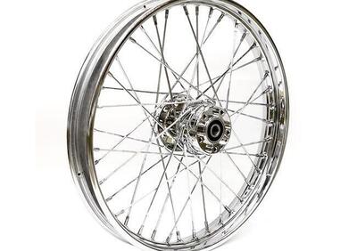 Ruota anteriore a 40 raggi cromata 21x2,15 per Sof  - Annuncio 9210859