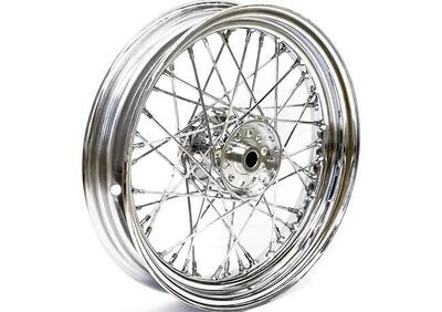 Ruota posteriore a 40 raggi cromata 16x3 per FX da  - Annuncio 9211979