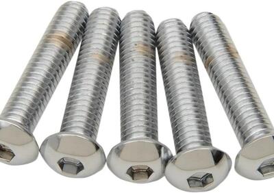 Viti bombate in pollici cromate 10/32 lunghe 38 mm  - Annuncio 8561464