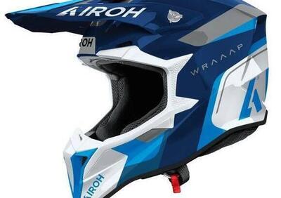 TRIMBOLIMOTO CASCO CROSS AIROH WRAAAP CONQUER BLUE - Annuncio 9923134