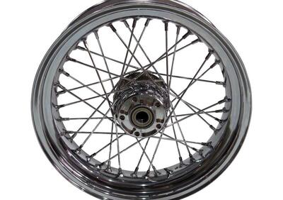 Ruota posteriore 16 x 3 con 40 raggi cromata Per D  - Annuncio 9499998