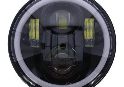 Parabola LED omologata da 5-3/4" nera con luce di  - Annuncio 9365811