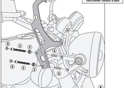 Kit attacchi Givi A9058A per Royal Enfield Super M - Annuncio 9165247