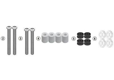 kit attacchi Givi D7056KIT per SYM Cruisym 300 (17 - Annuncio 8981666