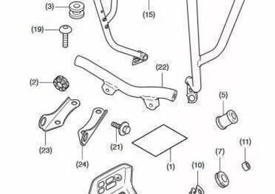 Tubolari carena e paramotore Africa 1000 Honda - Annuncio 9929905