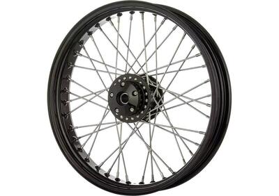 Ruota anteriore a 40 raggi nera e cromo 21x2,15 Pe  - Annuncio 9931255