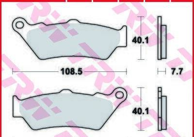 Coppia pastiglie freno posteriori TRW sinterizzate  - Annuncio 9843485