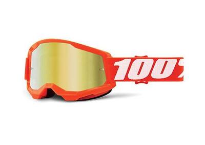 Occhiali cross 100% Strata 2 Arancio lente a specc  - Annuncio 9327617