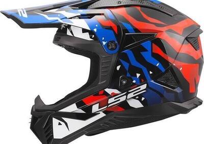TRIMBOLIMOTO CASCO CROSS LS2 FAST II GROTESK - 467 - Annuncio 9947179