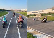 Zayn Sofuoglu: il piccolo fenomeno sfida Deniz Oncu nel kartodromo di famiglia [VIDEO]