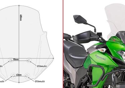 Cupolino maggiorato Givi D4121ST per KAWASAKI Vers - Annuncio 8981616