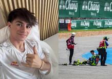 MotoGP 2026. GP di Thailandia. Moto2: David Alonso aggiorna sulle condizioni: ”La cosa positiva è che non ho nulla di rotto”. Come stanno Luca Lunetta e Sergio Garcia?