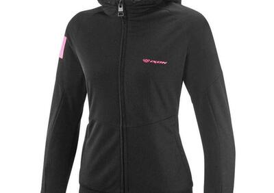 Felpa moto donna Ixon Touchdown Air Lady Nero Rosa - Annuncio 9690474